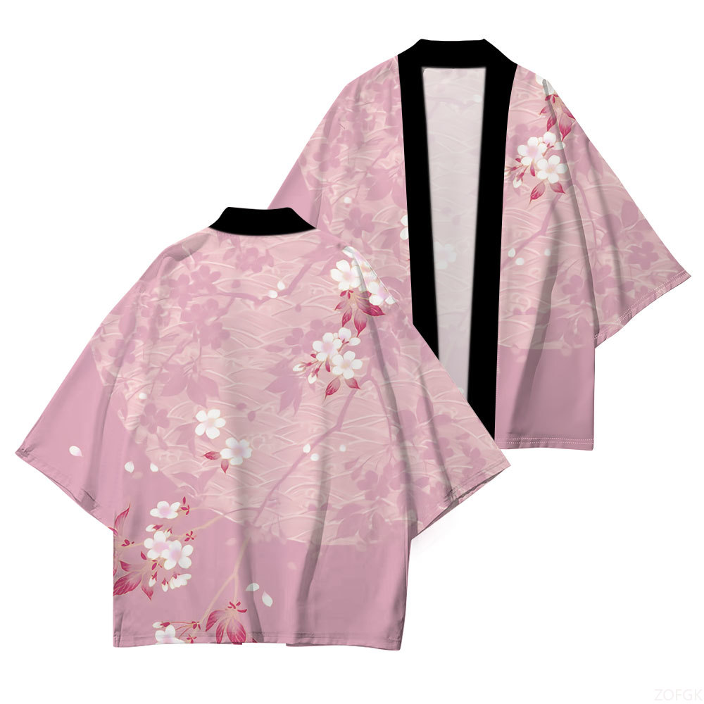 Embroidery Online - Japon Geleneksel Elbise Japon Kimono Kiraz