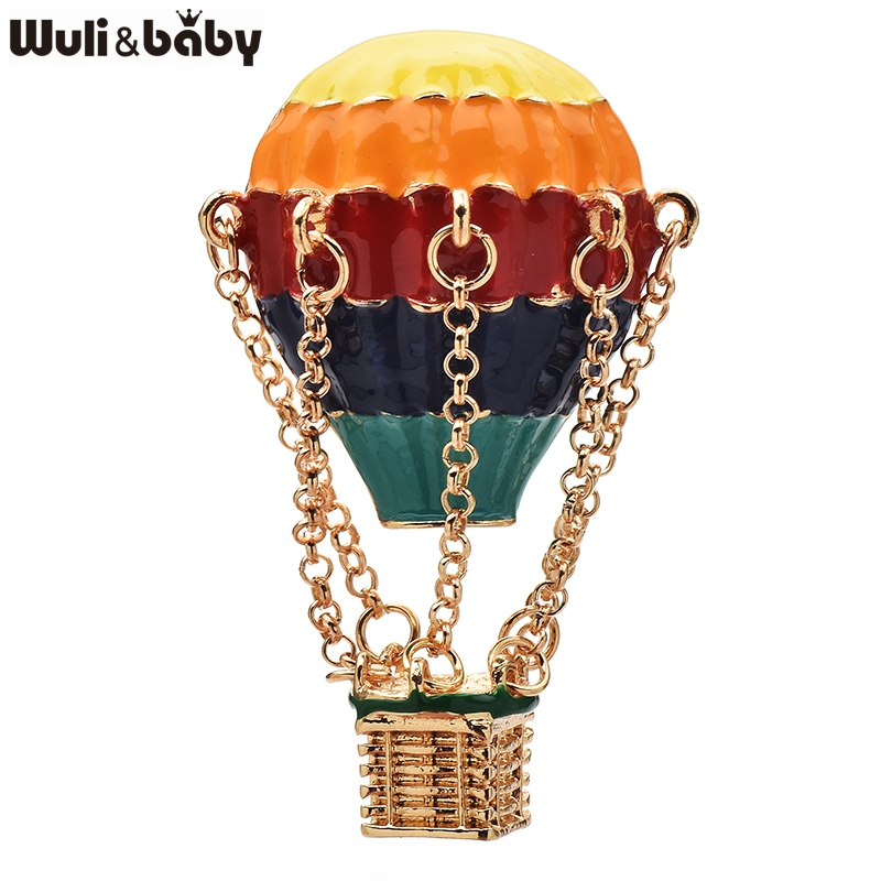 Embroidery Bali - Wuli&baby Çok Renkli Emaye Balon Broş