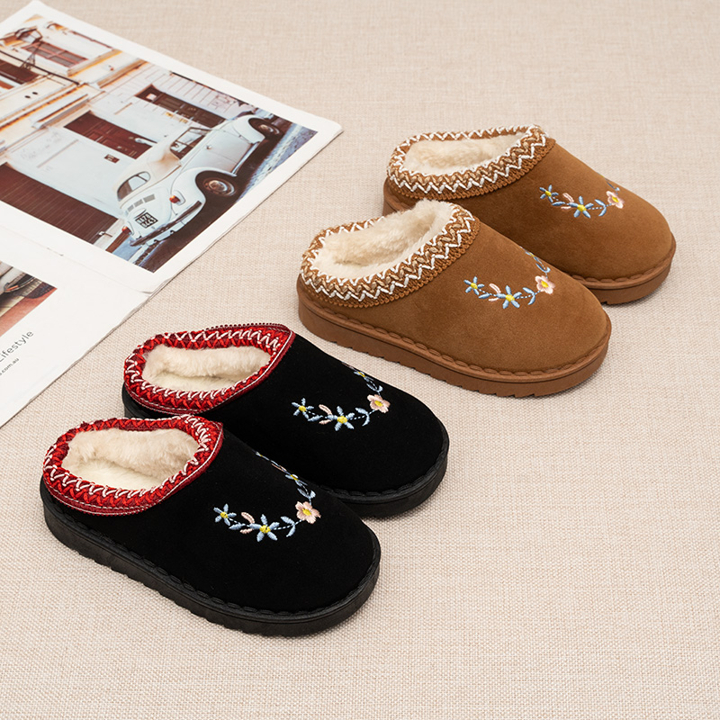 Embroidery Online - Küçük Çocuklar İçin Çiçek Desenli, Kışlık,