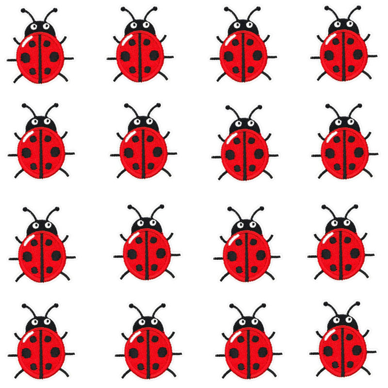 16 adet/paket Küçük Kırmızı Uğ - Embroidery Lady Bug incelemesi ve fiyatı