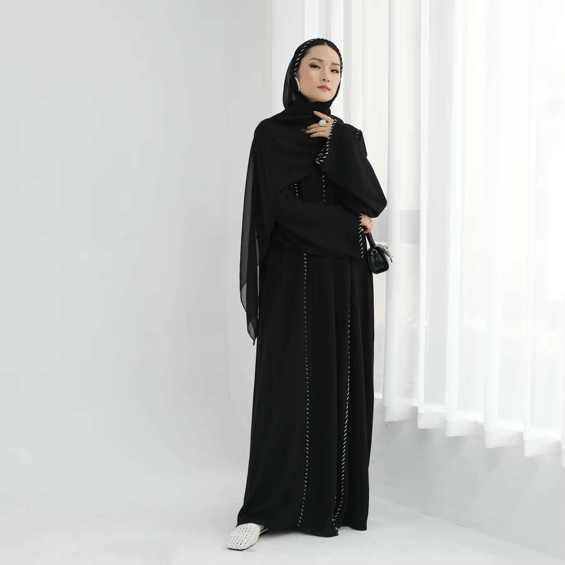 Dubai Abaya Lüks Kimono Hırka  - Embroidery Kebaya incelemesi ve fiyatı