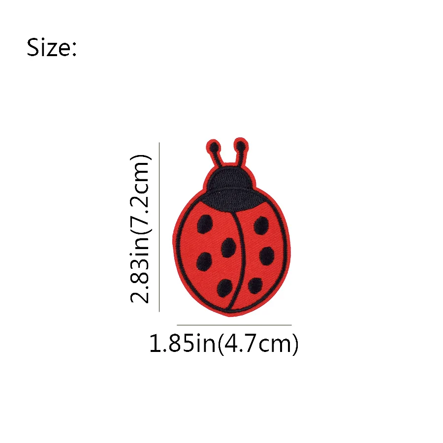 Giyim için yamalar demir on ap - Embroidery Lady Bug incelemesi ve fiyatı