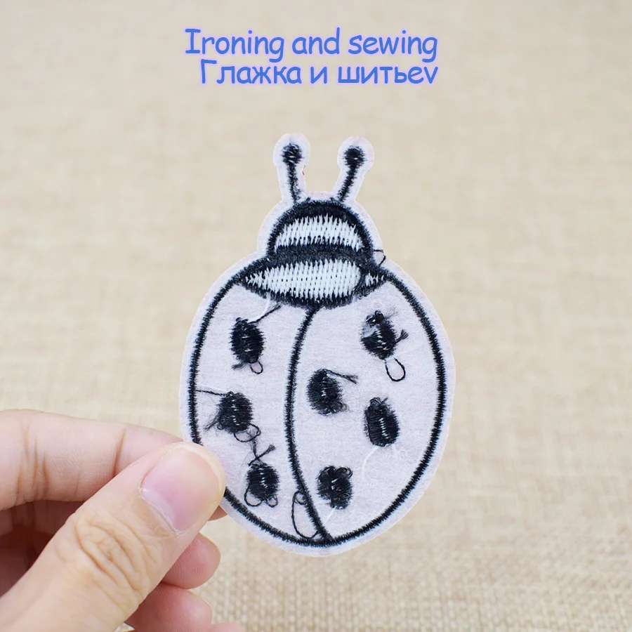 Giyim için yamalar demir on ap - Embroidery Lady Bug incelemesi ve fiyatı
