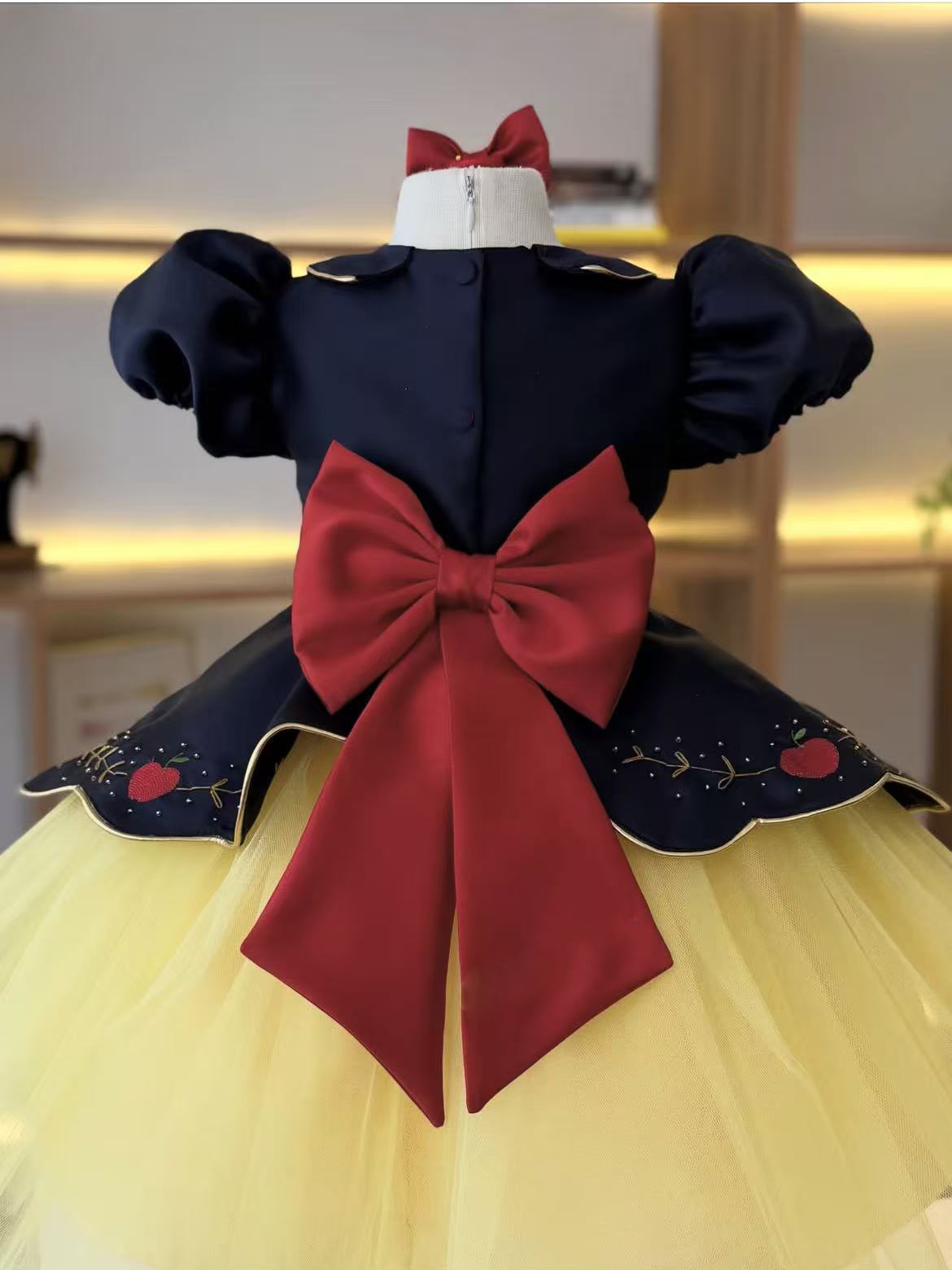 Yazlık Bebek Kız Elbisesi, Taç - Embroidery Yellow Dress incelemesi ve fiyatı