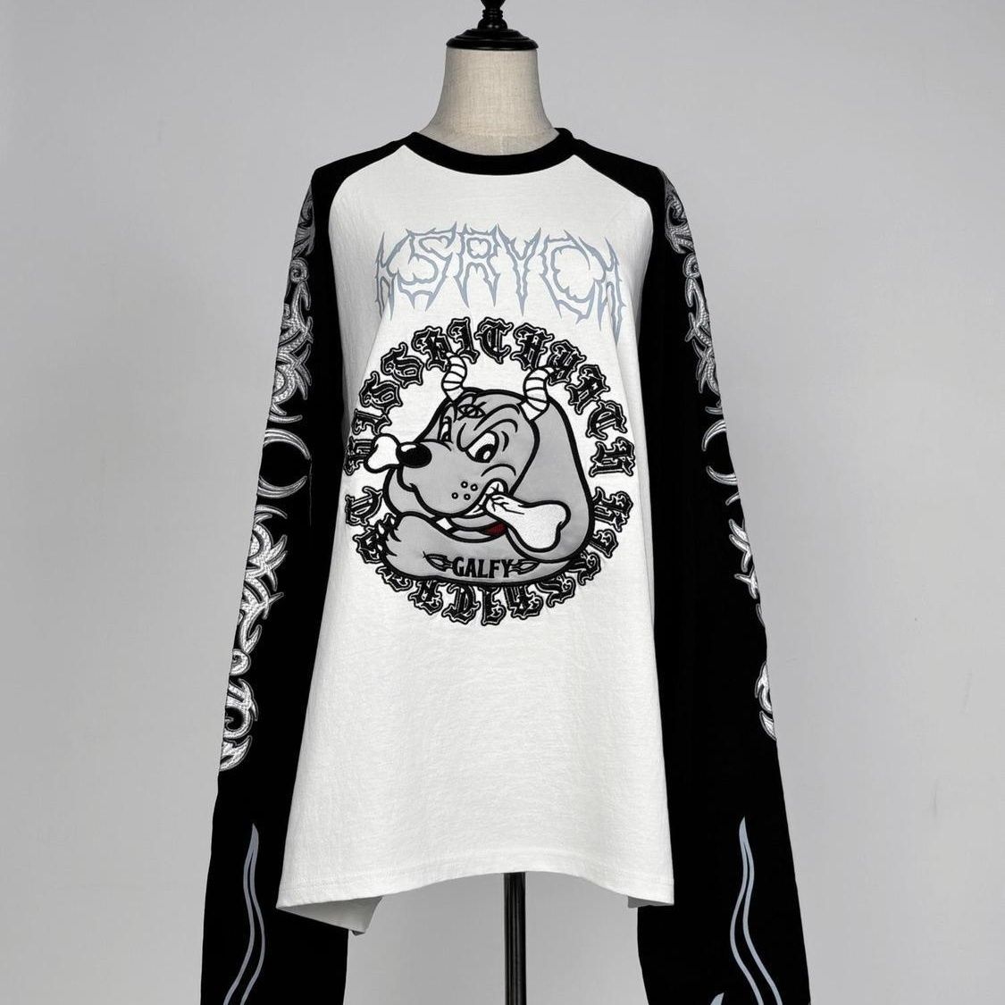 Y2K Japon Harajuku Sokak Giyim - Embroidery Cotton Shirt incelemesi ve fiyatı