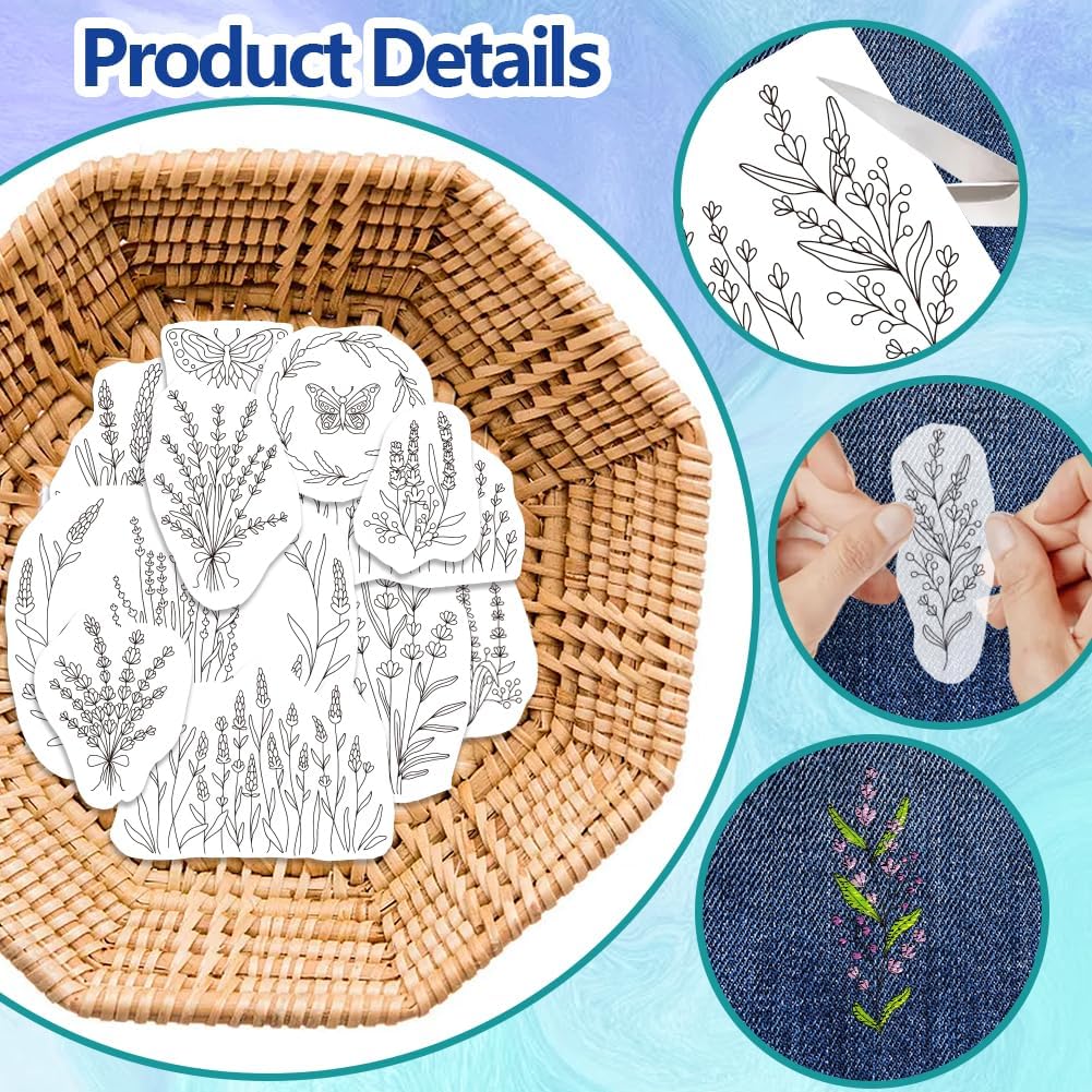 Lavanta Çiçeği Kelebek Suda Çö - Embroidery Meaning incelemesi ve fiyatı