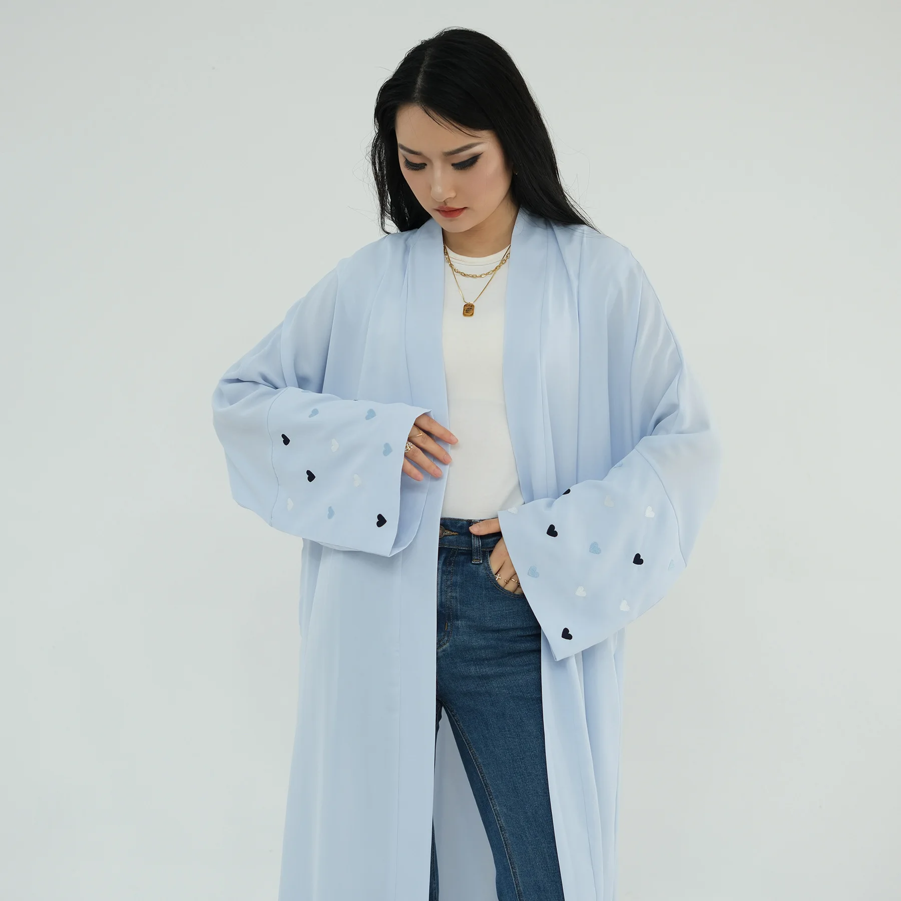 Bayram Kalp Nakışlı Uzun Elbis - Embroidery Kebaya incelemesi ve fiyatı
